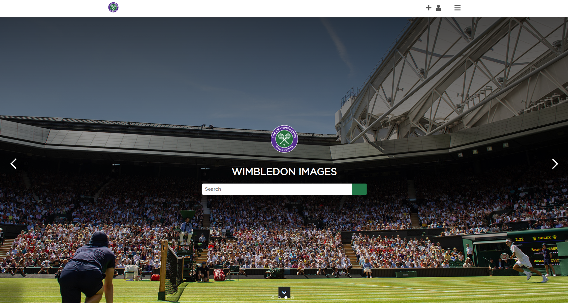 Homepage screenshot